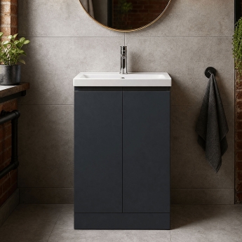 Hudson Reed Urban 600mm 2-Door Floor Standing Vanity Unit | Product Image