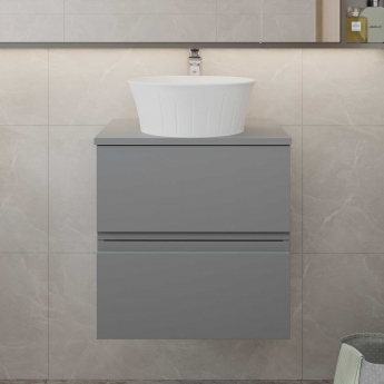 Hudson Reed Urban 500mm 2-Drawer Wall Hung Vanity Unit with Countertop