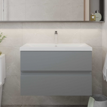 Hudson Reed Urban 800mm 2-Drawer Wall Hung Vanity Unit