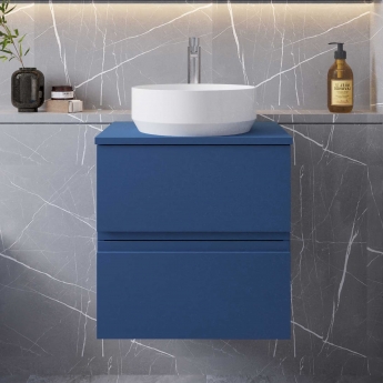 Hudson Reed Urban 500mm 2-Drawer Wall Hung Vanity Unit with Countertop