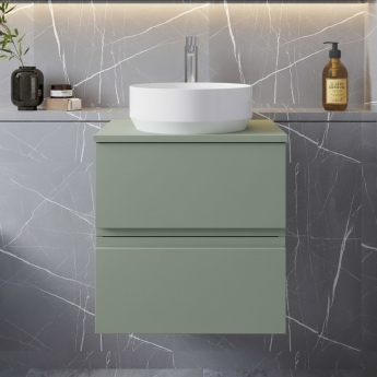 Hudson Reed Urban 500mm 2-Drawer Wall Hung Vanity Unit with Countertop