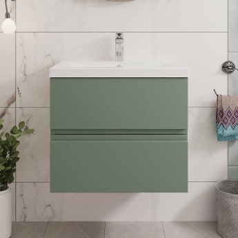 Hudson Reed Urban 600mm 2-Drawer Wall Hung Vanity Unit | Product Image