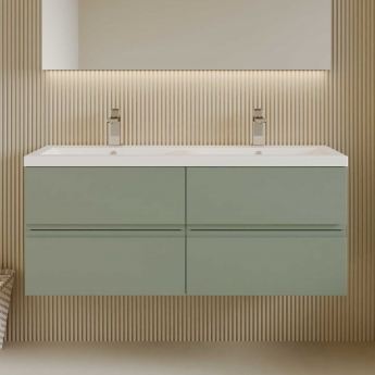 Hudson Reed Urban Twin 1200mm 4-Drawer Wall Hung Vanity Unit