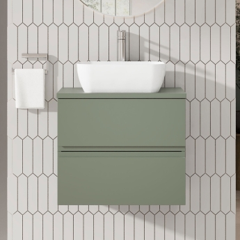 Hudson Reed Urban 600mm 2-Drawer Wall Hung Vanity Unit with Countertop | Product Image