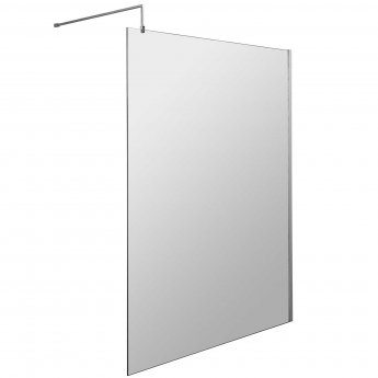 Hudson Reed Minimal Chrome 1950mm Wet Room Glass Shower Screen