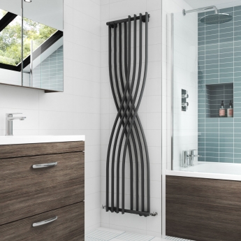 Hudson Reed Xcite Designer Vertical Radiator 1775mm H x 450mm W - Anthracite