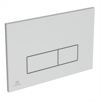 Ideal Standard Oleas P2 Pneumatic Dual Flush Plate - Brushed Chrome | Product Image