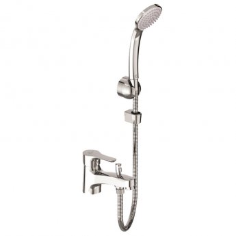 Ideal Standard Alpha Single Lever Bath Shower Mixer Tap with Shower Kit - Chrome
