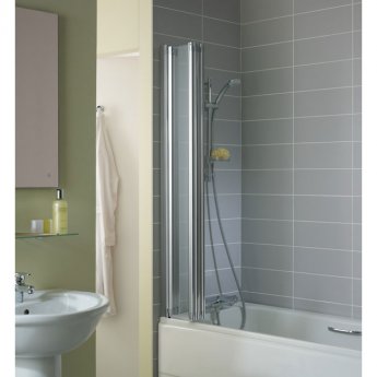 Ideal Standard Alto Ecotherm Thermostatic Bath Shower Mixer with Rim Mounting Legs and S3 Kit - Chrome