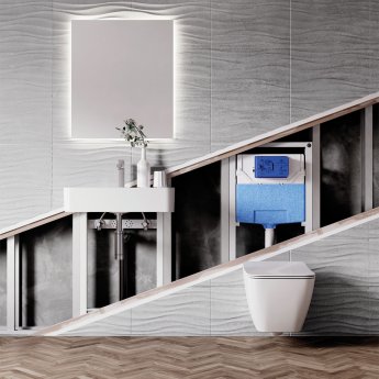 Ideal Standard Bathroom Mirror with Ambient Light and Anti-Steam 700mm H x 600mm W