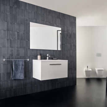 Ideal Standard Bathroom Mirror with Ambient Light and Anti-Steam 700mm H x 800mm W