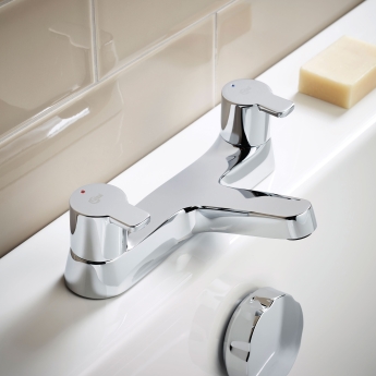 Ideal Standard Calista Dual Control Bath Filler Tap - Chrome | Product Image