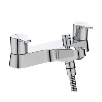 Ideal Standard Calista Dual Control Bath Shower Mixer with Shower Set - Chrome | Product Image