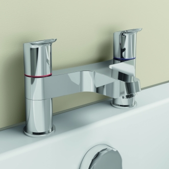 Ideal Standard Ceraflex Pillar Mounted Bath Filler Tap - Chrome | Product Image