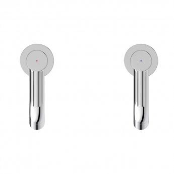 Ideal Standard Ceraline Basin Pillar Taps Pair - Chrome