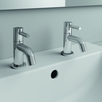 Ideal Standard Ceraline Basin Pillar Taps Pair - Chrome | Product Image