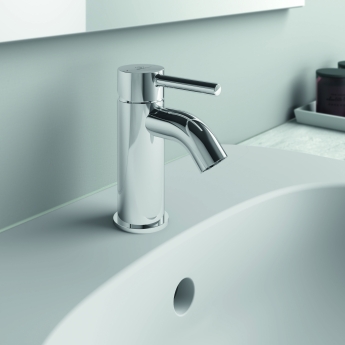 Ideal Standard Ceraline Mini Basin Mixer Tap Without Waste - Chrome | Product Image