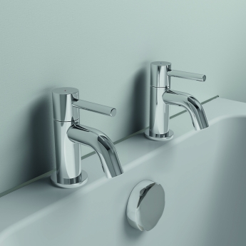 Ideal Standard Ceraline Bath Taps Pair - Chrome | Product Image