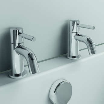 Ideal Standard Ceraline Bath Taps Pair - Chrome | Product Image