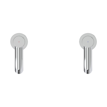 Ideal Standard Ceraline Bath Taps Pair - Chrome | Product Image