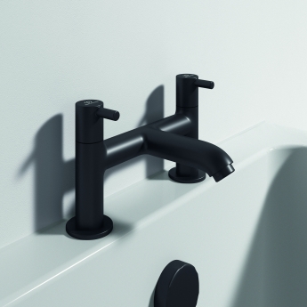 Ideal Standard Ceraline Bath Filler Tap - Silk Black | Product Image