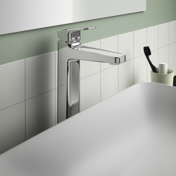 Ideal Standard Ceraplan Tall Basin Mixer Tap - Chrome | Product Image