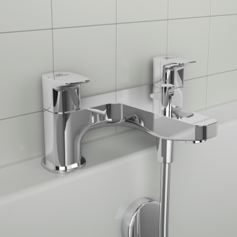 Ideal Standard Ceraplan Dual Control Bath Shower Mixer Tap - Chrome | Product Image