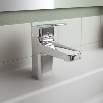 Ideal Standard Ceraplan Basin Mixer Tap with Pop-up Waste and iFix+ - Chrome | Product Image