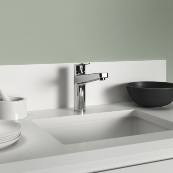 Ideal Standard Ceraplan High Cast Spout Kitchen Sink Mixer Tap - Chrome