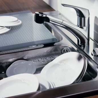Ideal Standard Cerasprint Kitchen Mixer Tap with Pull Out Spout - Chrome | Product Image