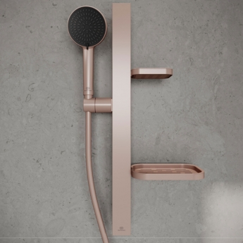 Ideal Standard Ceratherm Alu+ Shower Kit with 2 Function Shower Handset - Rose