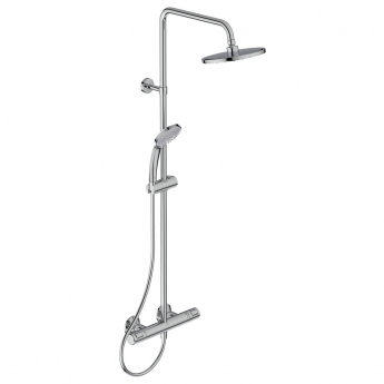 Ideal Standard Ceratherm T25 Thermostatic Bar Shower Mixer with Shower Kit and Fixed Head - Chrome | Product Image