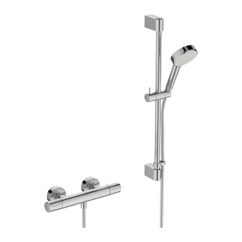 Ideal Standard Ceratherm T25N Thermostatic Bar Shower Mixer with Shower Kit - Chrome | Product Image
