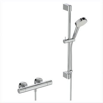 Ideal Standard Ceratherm T25N Thermostatic Bar Shower Mixer with Shower Kit - Chrome | Product Image