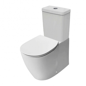 Ideal Standard Concept Cube Back to Wall Close Coupled Toilet (inc Seat)