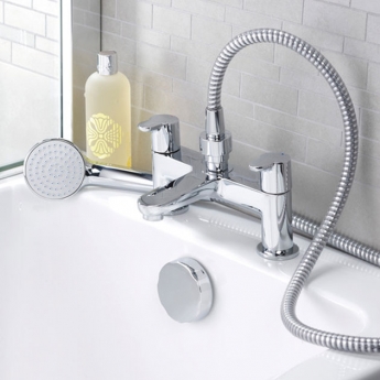 Ideal Standard Concept Blue Bath Shower Mixer with Set Chrome