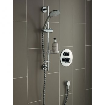 Ideal Standard Concept Thermostatic Concealed Shower Mixer Slide Rail Kit - Chrome