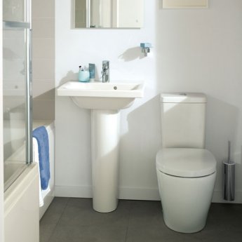Ideal Standard Concept Freedom Raised Height Close Coupled Toilet Dual Flush Cistern - Soft Close Seat