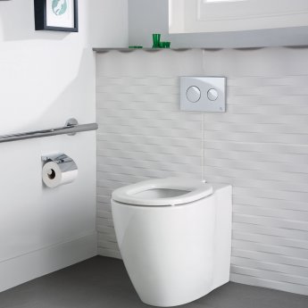 Ideal Standard Concept Freedom Raised Height Back to Wall Toilet (inc Seat)