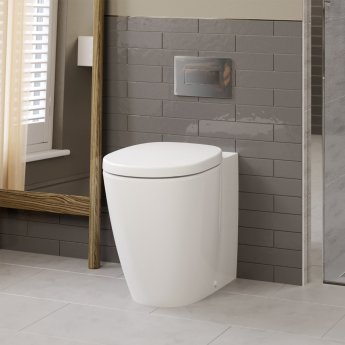 Ideal Standard Concept Freedom Raised Height Back to Wall Toilet - Soft Close Seat