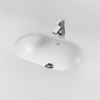 Ideal Standard Concept Oval Under-countertop Basin 550mm Wide