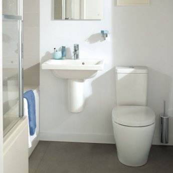 Ideal Standard Concept Space Basin and Semi Pedestal 550mm x 380mm 1 Tap Hole