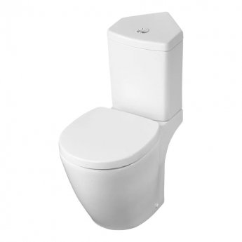 Ideal Standard Concept Space Close Coupled Toilet with Corner Cistern - Soft Close Seat