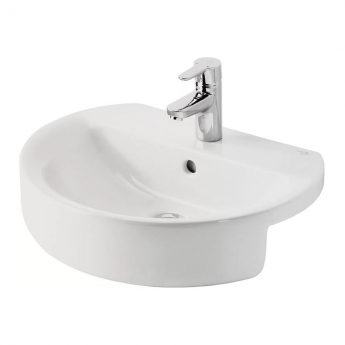 Ideal Standard Concept Sphere Semi-Countertop Basin 550mm Wide 1 Tap Hole