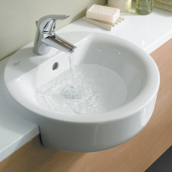 Ideal Standard Concept Sphere Semi-Countertop Basin 450mm Wide 1 Tap Hole | Product Image