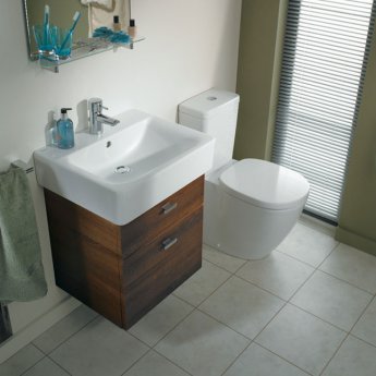 Ideal Standard Concept Cube Aquablade Close Coupled Toilet Push Button Cistern - Soft Close Seat