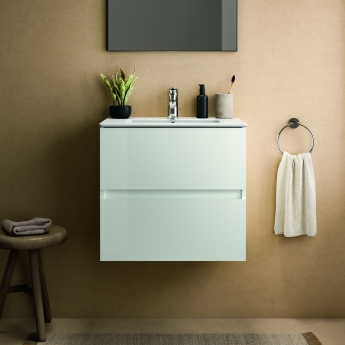 Ideal Standard Eurovit+ 600mm 2-Drawer Wall Hung Vanity Unit | Product Image
