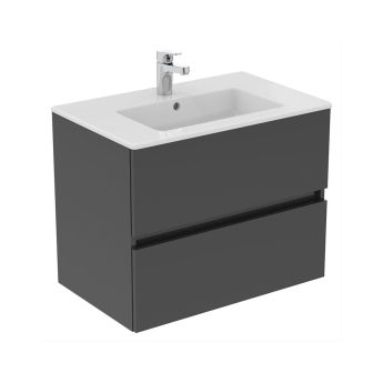 Ideal Standard Eurovit+ 700mm 2-Drawer Wall Hung Vanity Unit | Product Image
