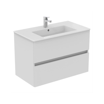 Ideal Standard Eurovit+ 800mm 2-Drawer Wall Hung Vanity Unit | Product Image
