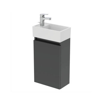 Ideal Standard Eurovit+ 350mm 1-Door Wall Hung Vanity Unit | Product Image
